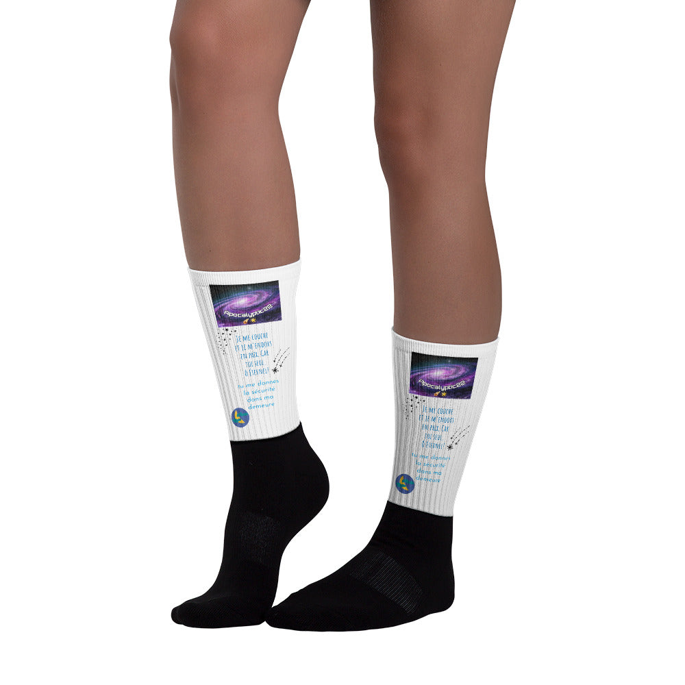 Calcetines: me acuesto y me duermo en paz (hombre/mujer)
