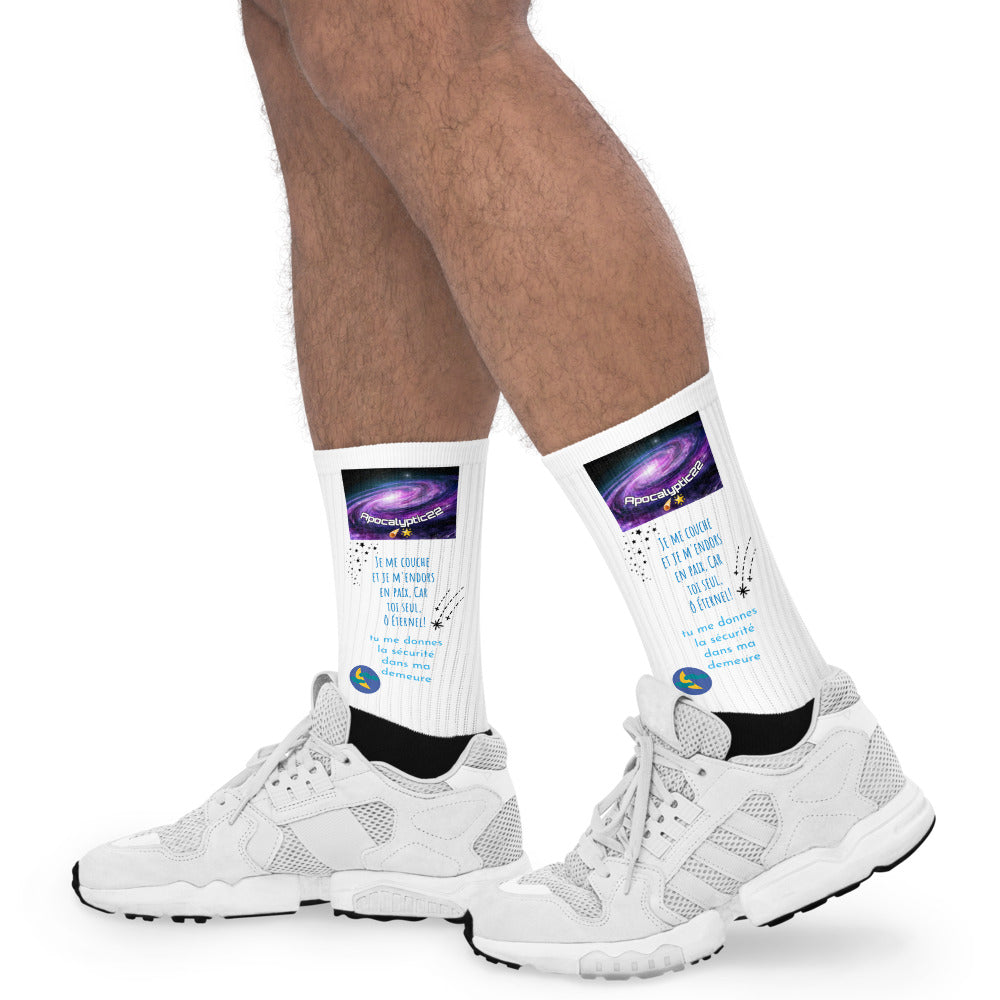 Calcetines: me acuesto y me duermo en paz (hombre/mujer)