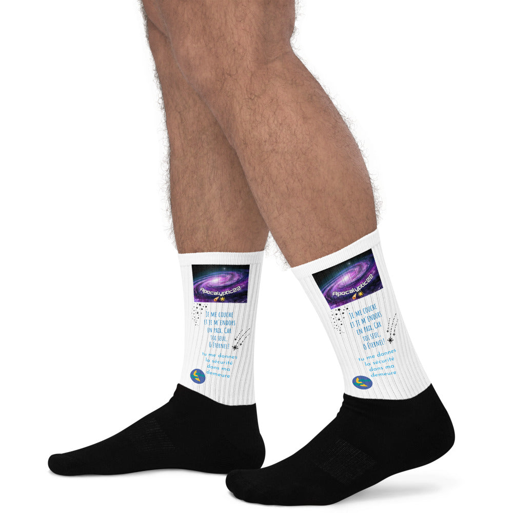 Calcetines: me acuesto y me duermo en paz (hombre/mujer)