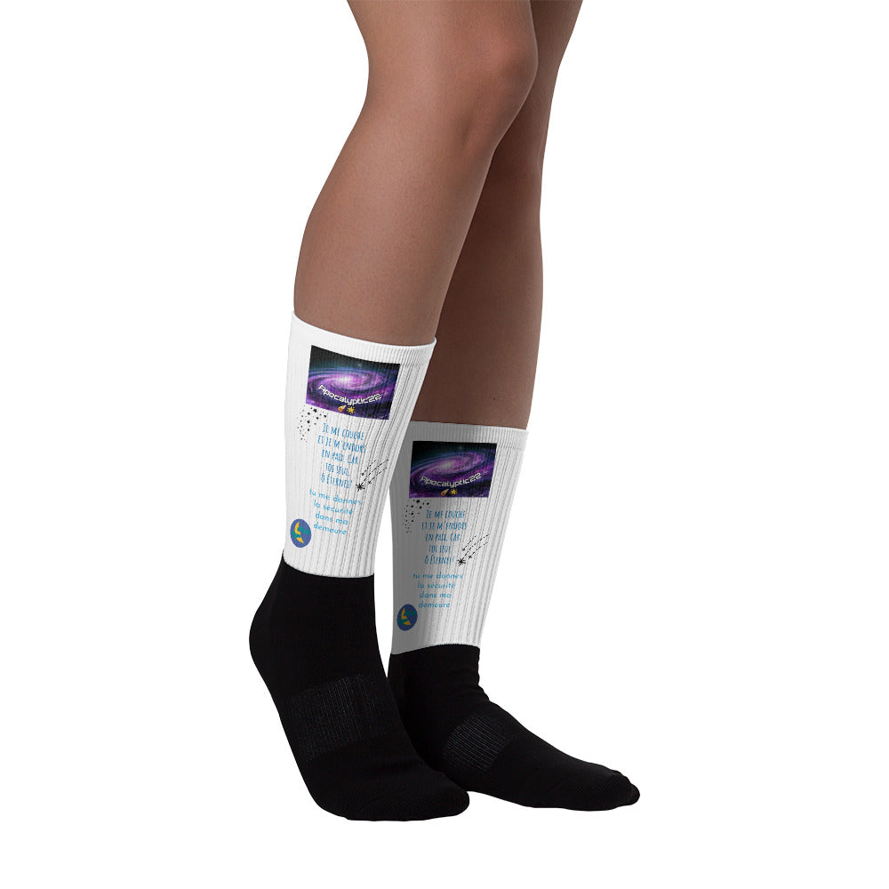 Calcetines: me acuesto y me duermo en paz (hombre/mujer)