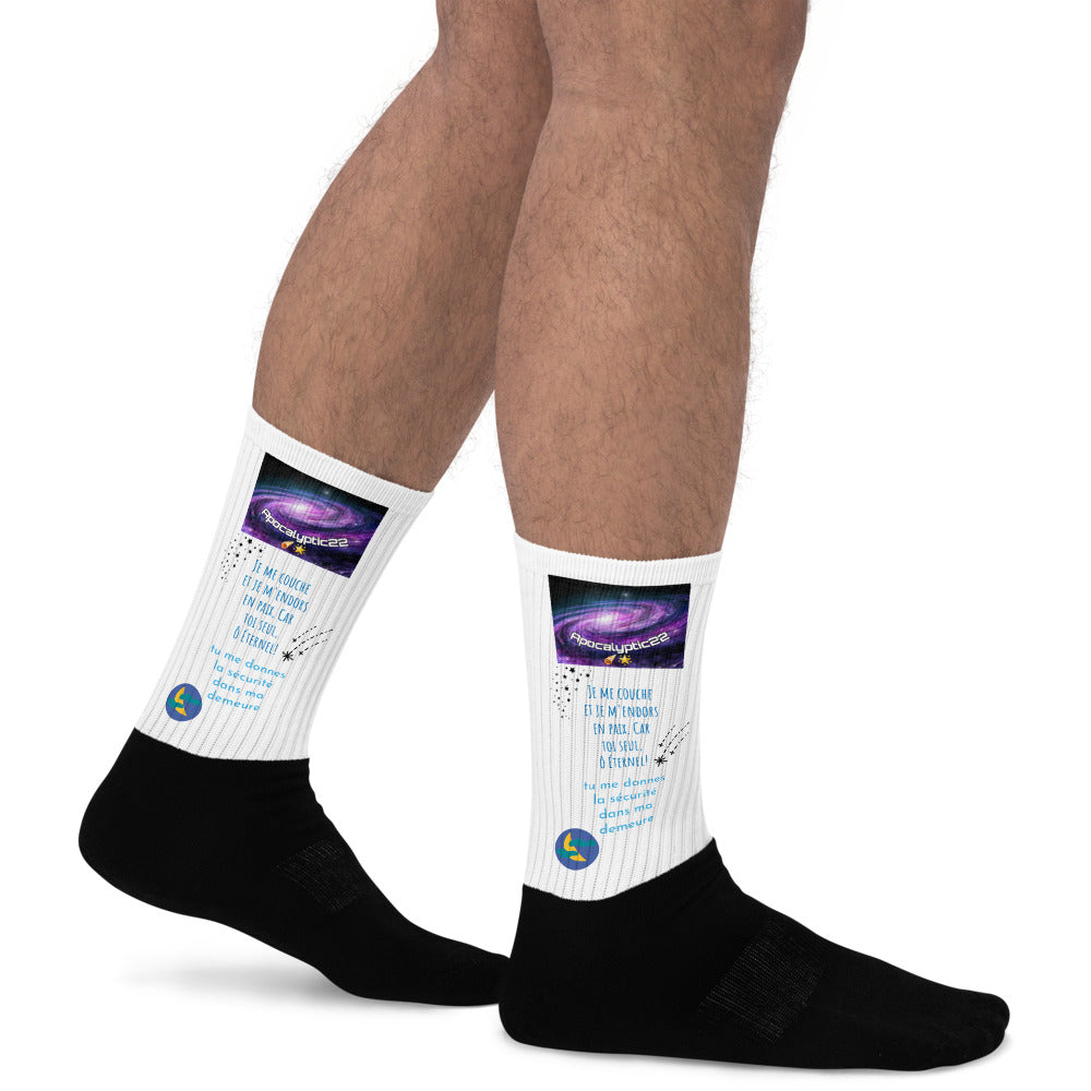 Calcetines: me acuesto y me duermo en paz (hombre/mujer)
