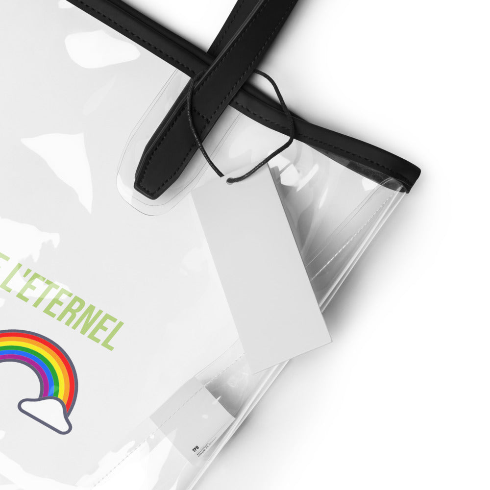 Tote bag transparent - C'est la bénédiction de l'Eternel qui enrichit, et il ne la fait suivre d'aucun chagrin