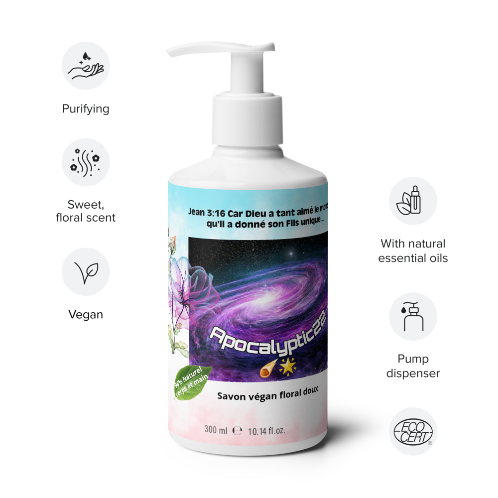 Sweet floral vegan soap