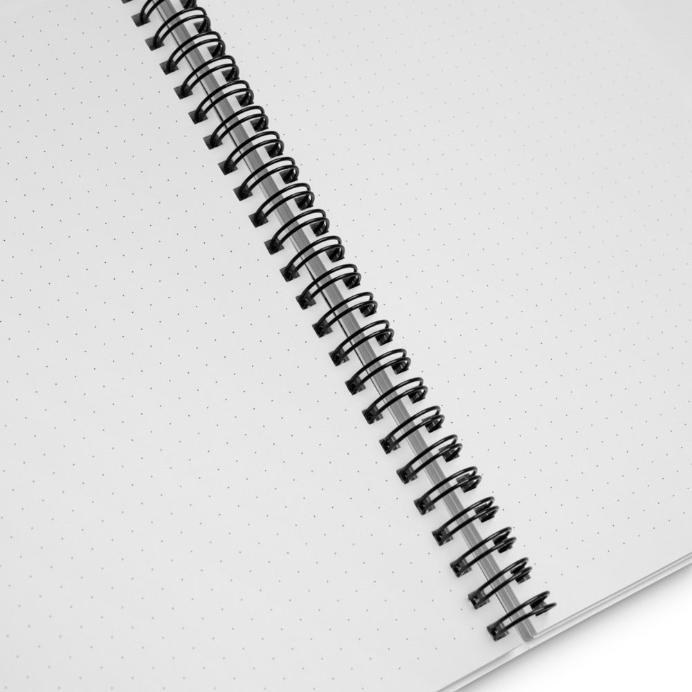Spiral notebook - I go to bed and fall asleep in peace
