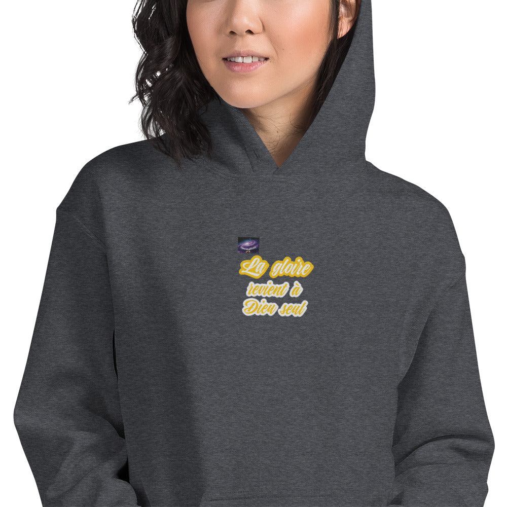 Sudadera con capucha - La gloria vuelve solo a Dios (hombre/mujer)