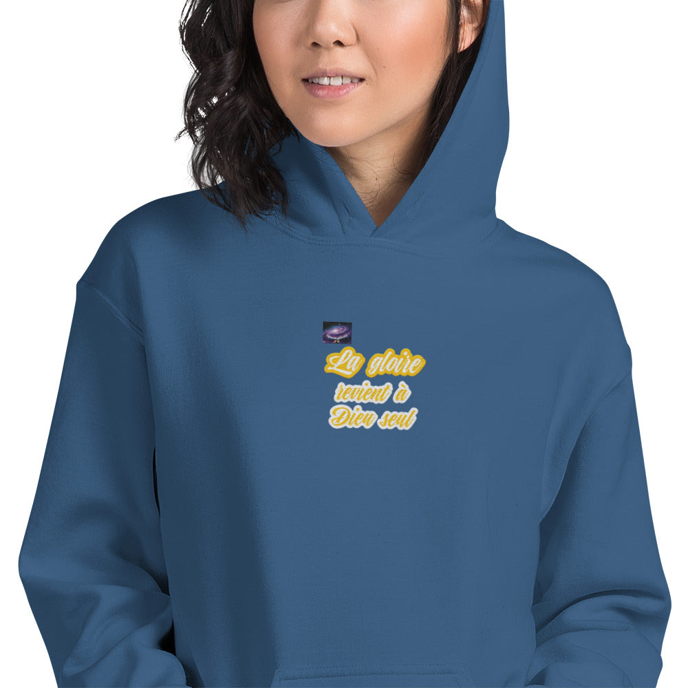 Sudadera con capucha - La gloria vuelve solo a Dios (hombre/mujer)
