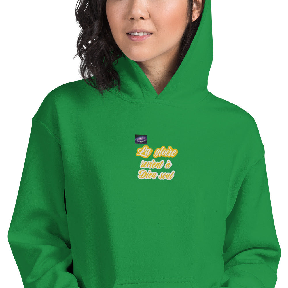 Sudadera con capucha - La gloria vuelve solo a Dios (hombre/mujer)