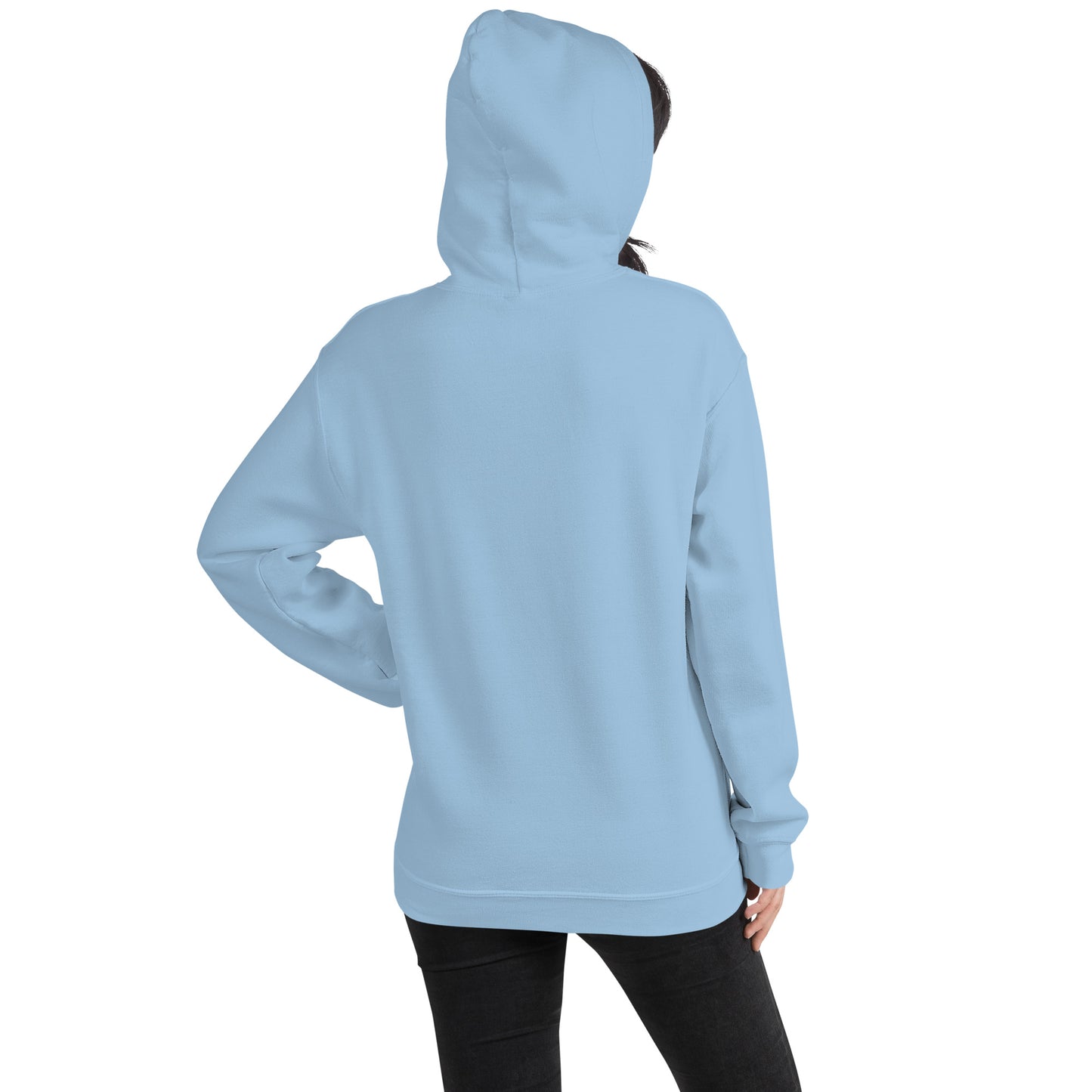 Hoodie - große Ziele, klare Vision, starke Denkweise (Mann/Frau)