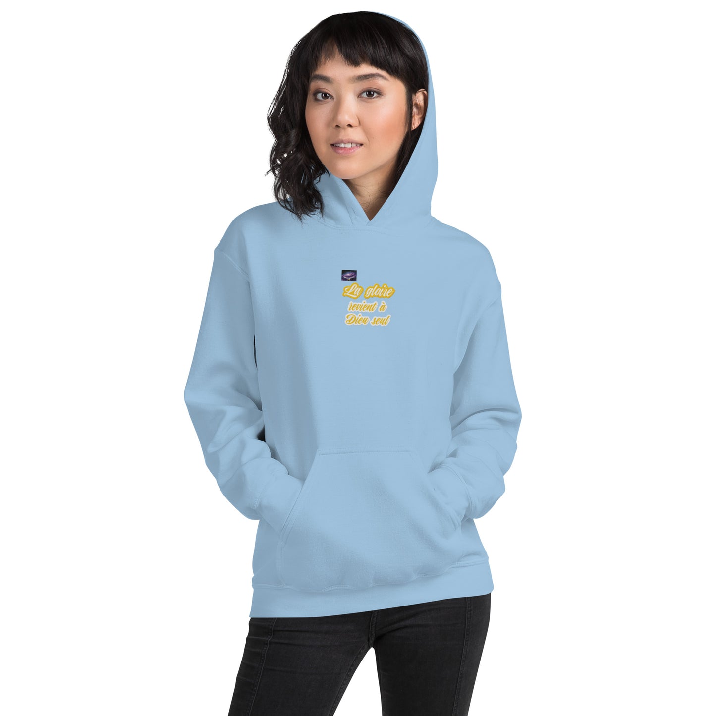 Sudadera con capucha - La gloria vuelve solo a Dios (hombre/mujer)