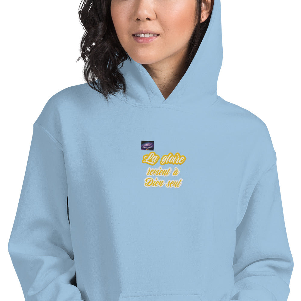 Sudadera con capucha - La gloria vuelve solo a Dios (hombre/mujer)