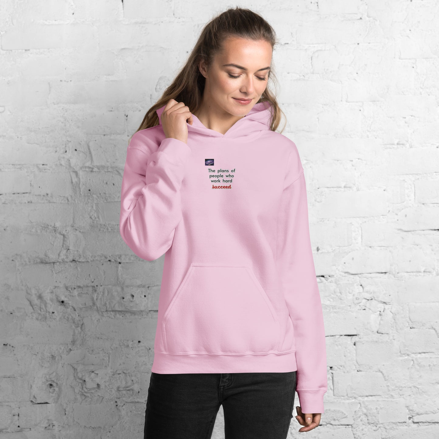 Hoodie - Τα σχέδια των ανθρώπων που εργάζονται σκληρά επιτυγχάνουν (άντρας/γυναίκα)