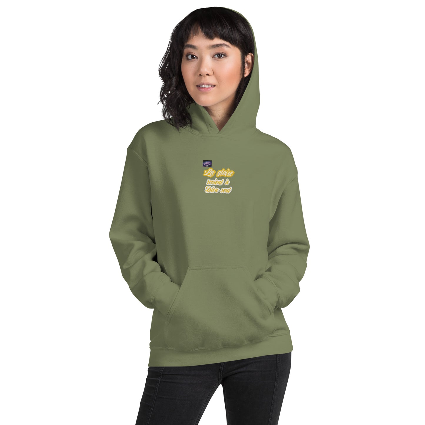Sudadera con capucha - La gloria vuelve solo a Dios (hombre/mujer)