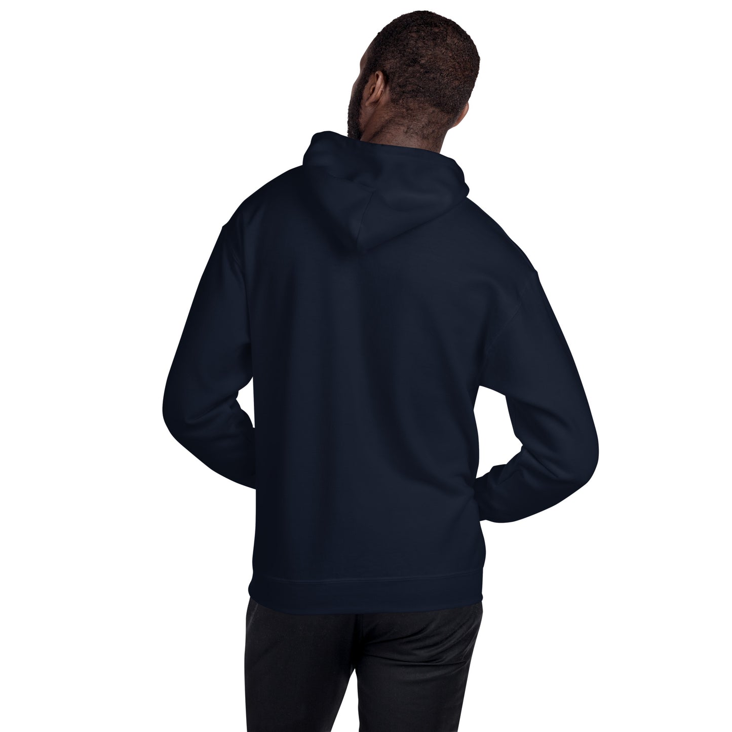 Hoodie - große Ziele, klare Vision, starke Denkweise (Mann/Frau)