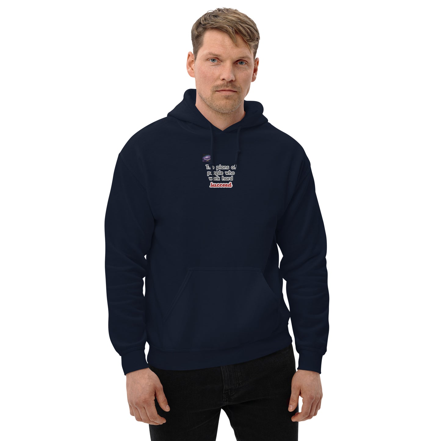 Hoodie - Τα σχέδια των ανθρώπων που εργάζονται σκληρά επιτυγχάνουν (άντρας/γυναίκα)