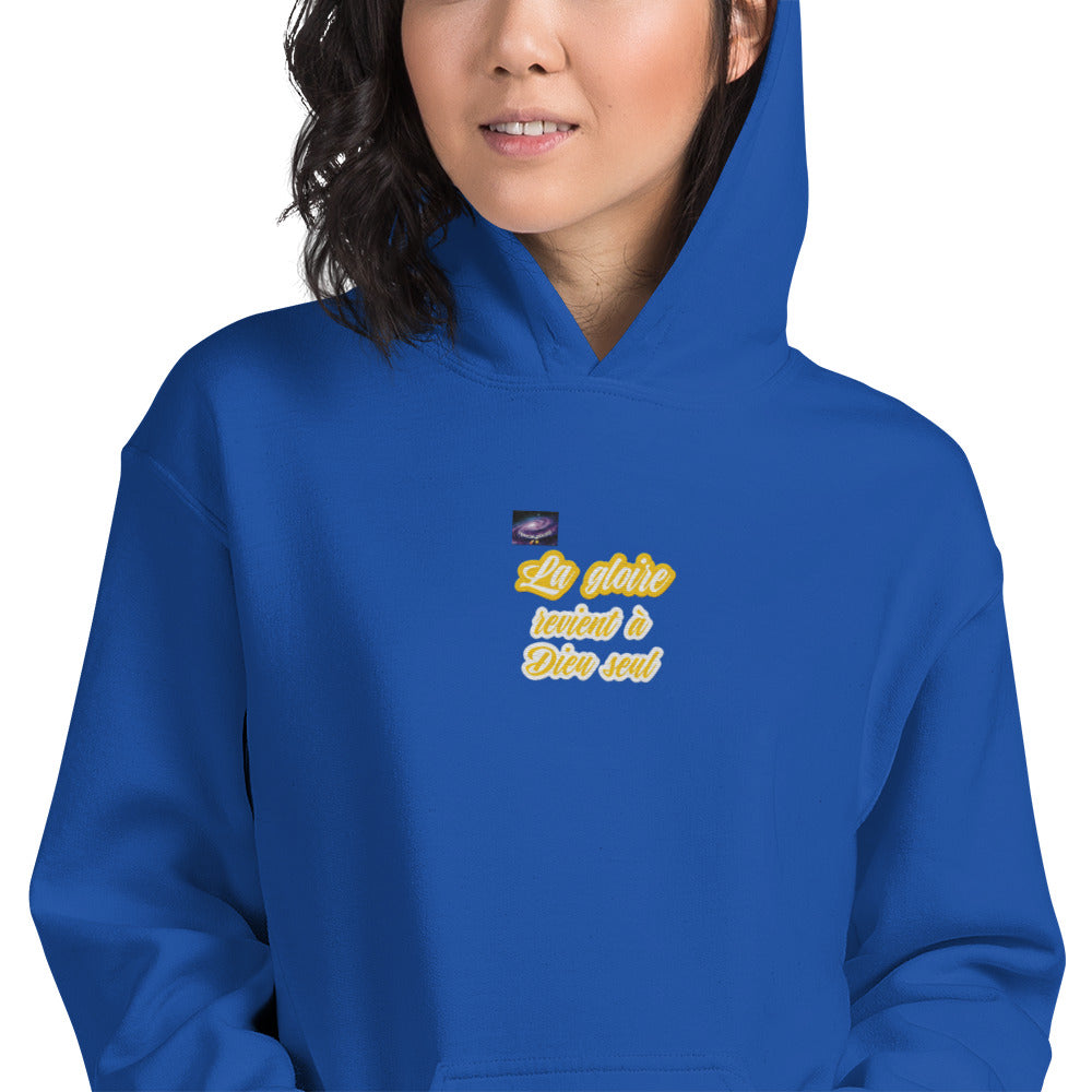 Sudadera con capucha - La gloria vuelve solo a Dios (hombre/mujer)