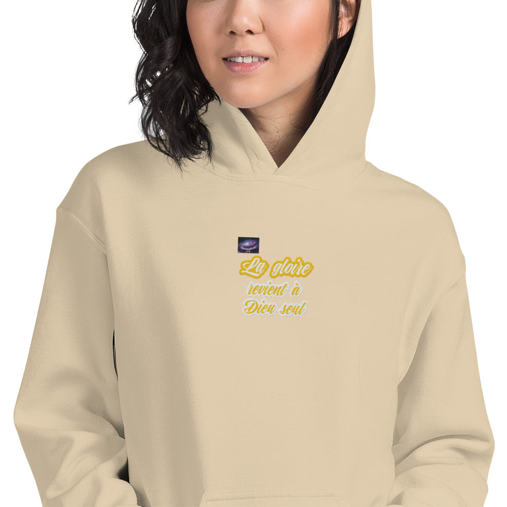Sudadera con capucha - La gloria vuelve solo a Dios (hombre/mujer)