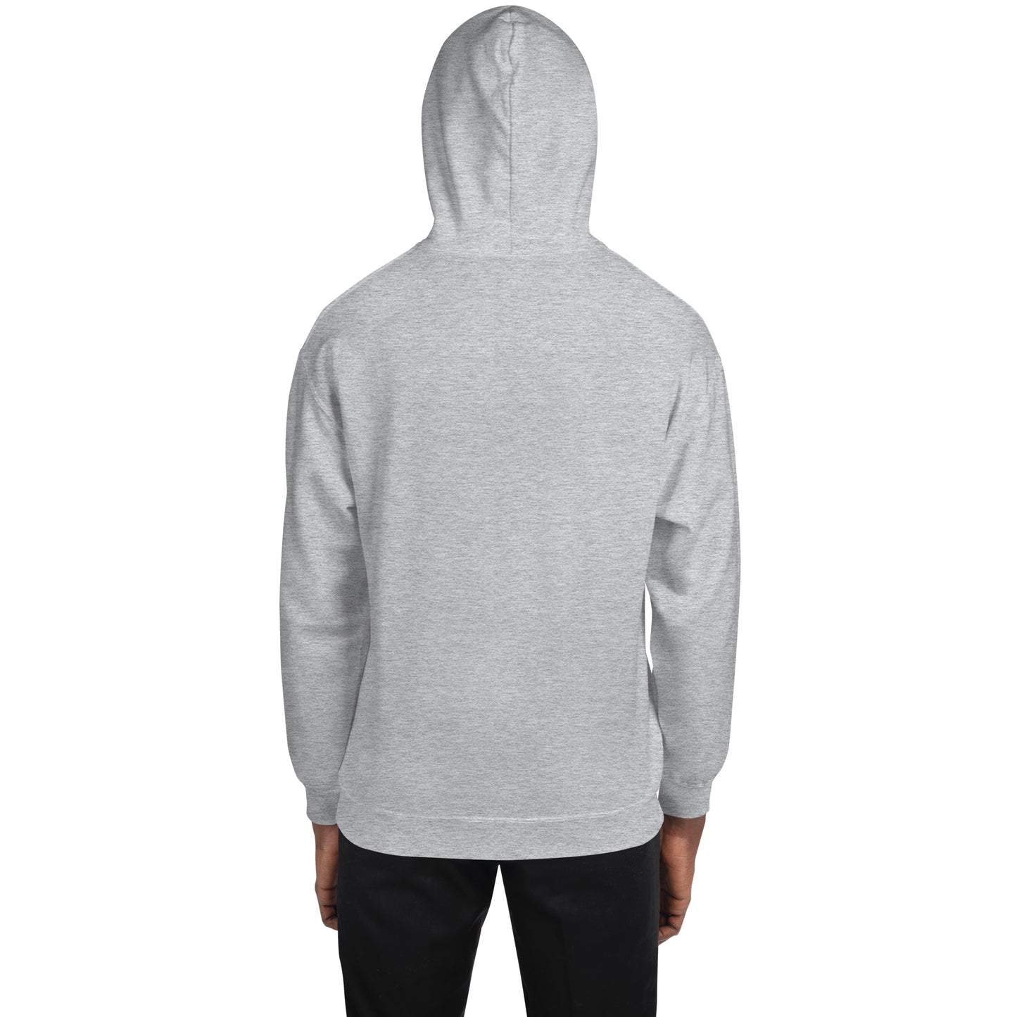Hoodie - große Ziele, klare Vision, starke Denkweise (Mann/Frau)
