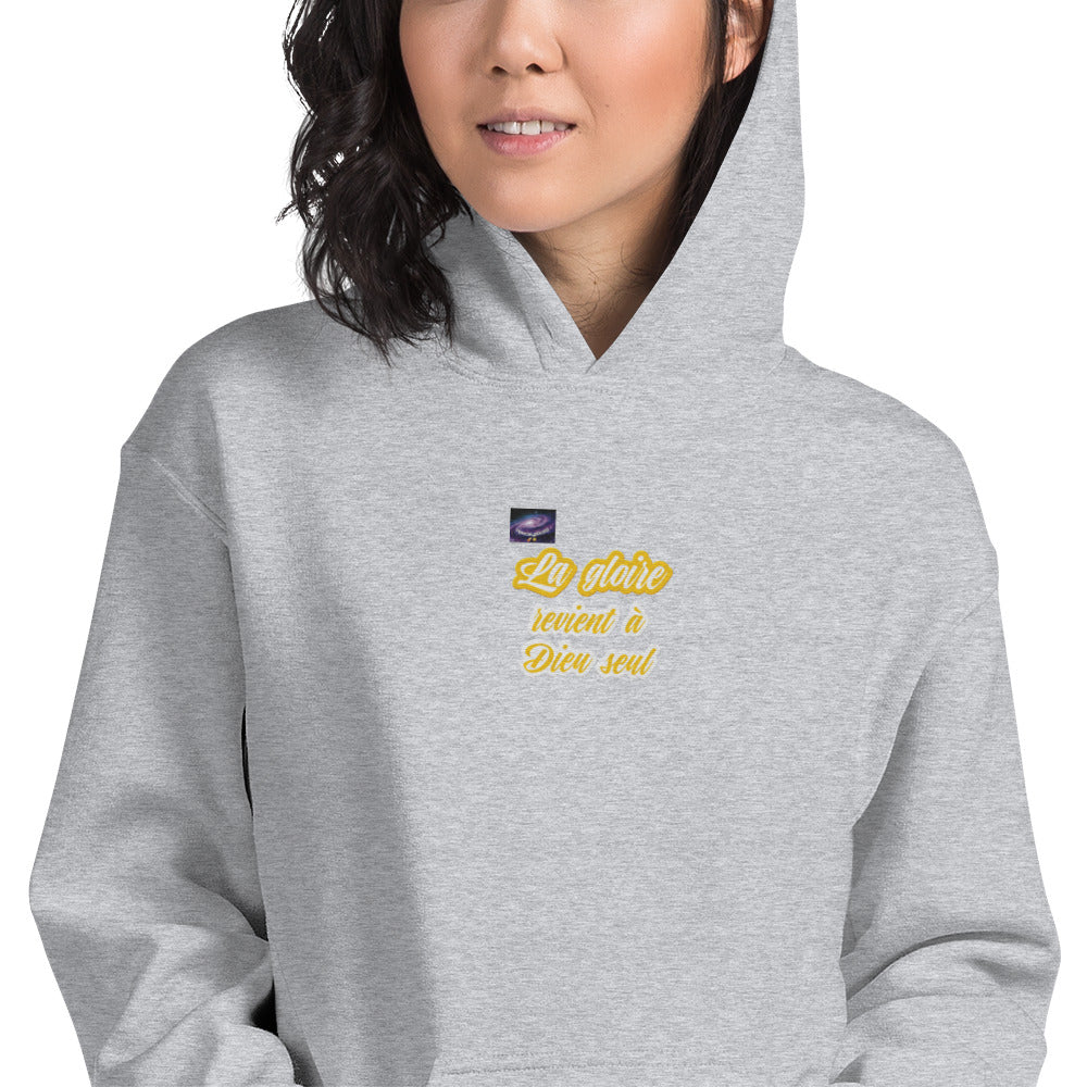 Sudadera con capucha - La gloria vuelve solo a Dios (hombre/mujer)