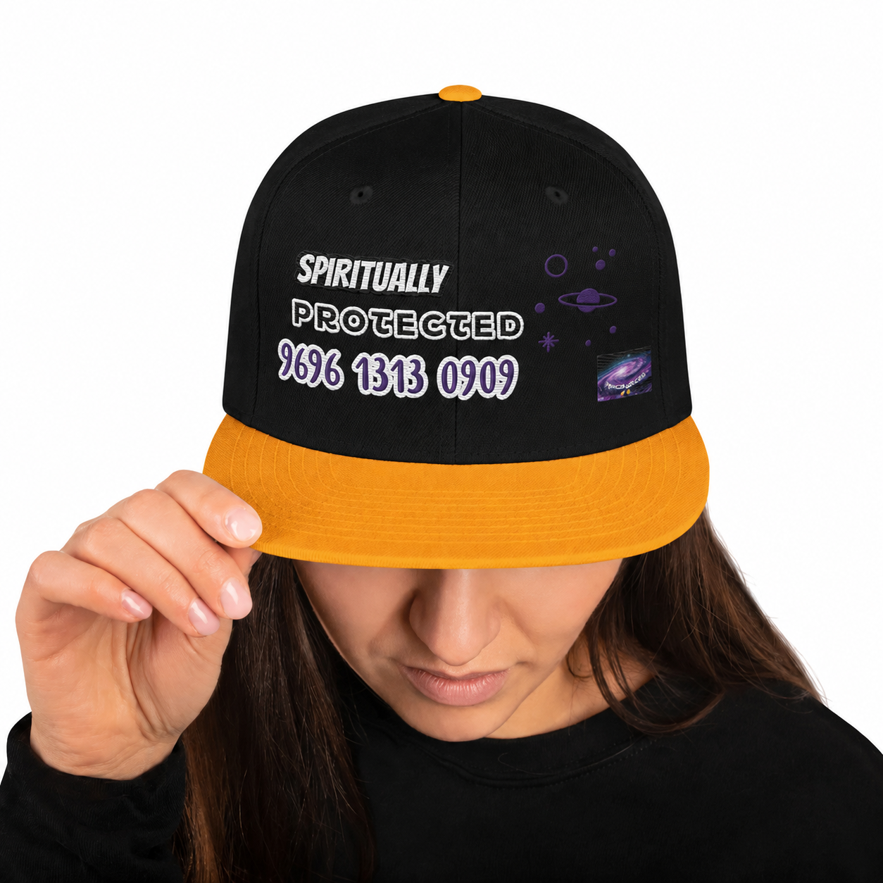 Casquette Snapback - Spiritually protected 9696 1313 0909 (homme/femme)