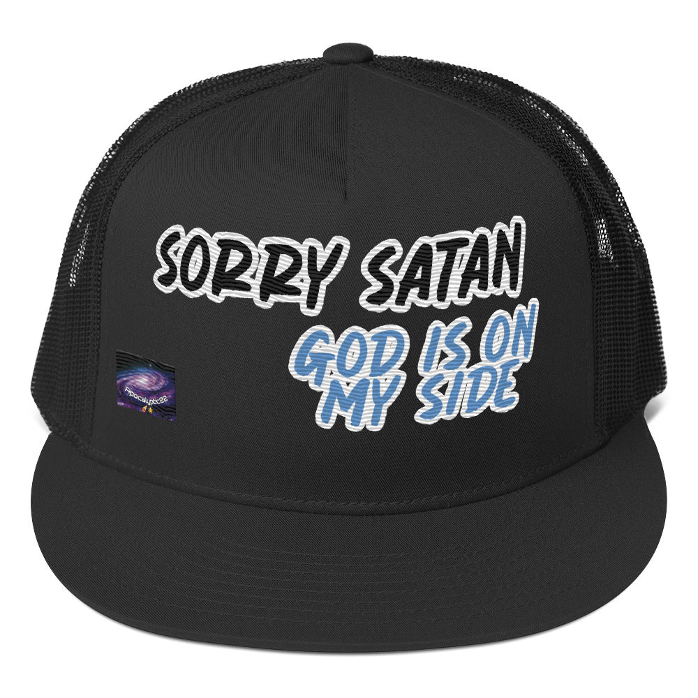 Casquette Trucker - Sorry satan, God is on my side