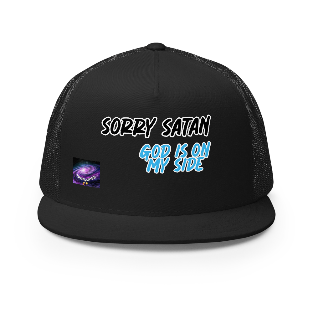 Casquette Trucker - Sorry satan, God is on my side (homme/femme)