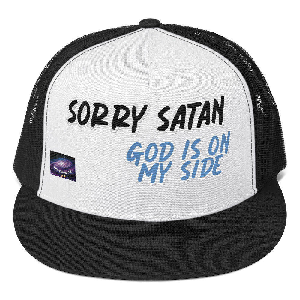 Casquette Trucker - Sorry satan, God is on my side