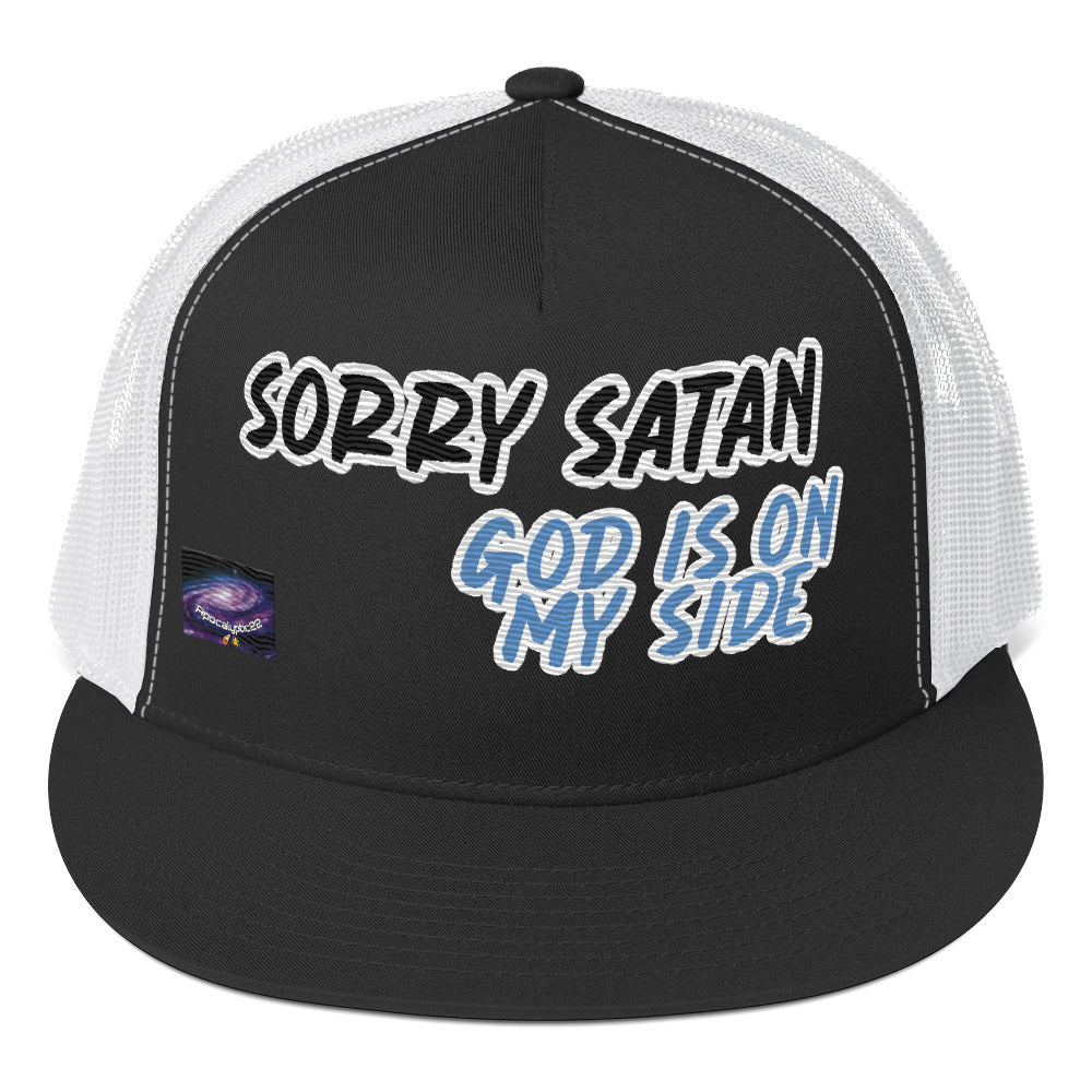 Casquette Trucker - Sorry satan, God is on my side