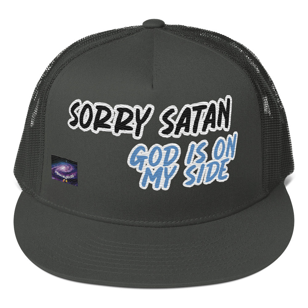 Casquette Trucker - Sorry satan, God is on my side