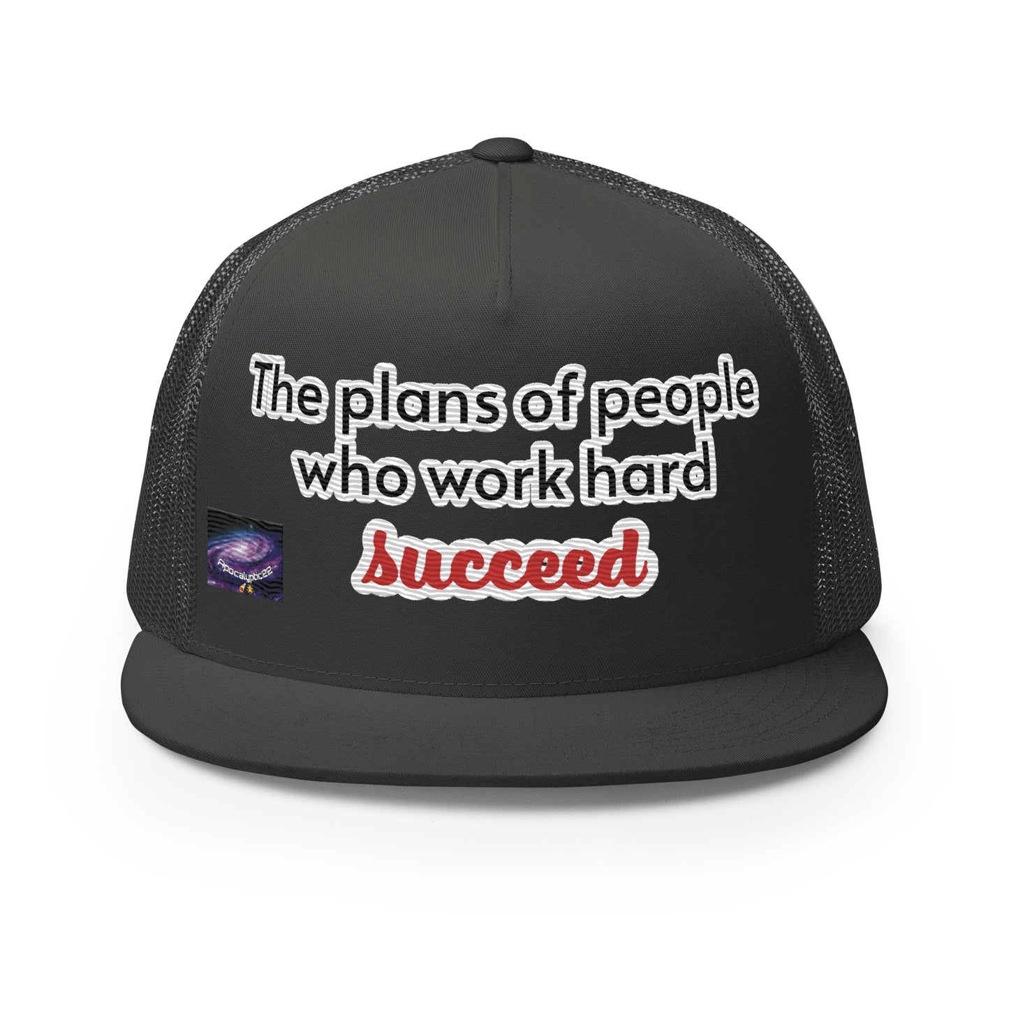 Casquette Trucker - The plans of people who work hard succeed