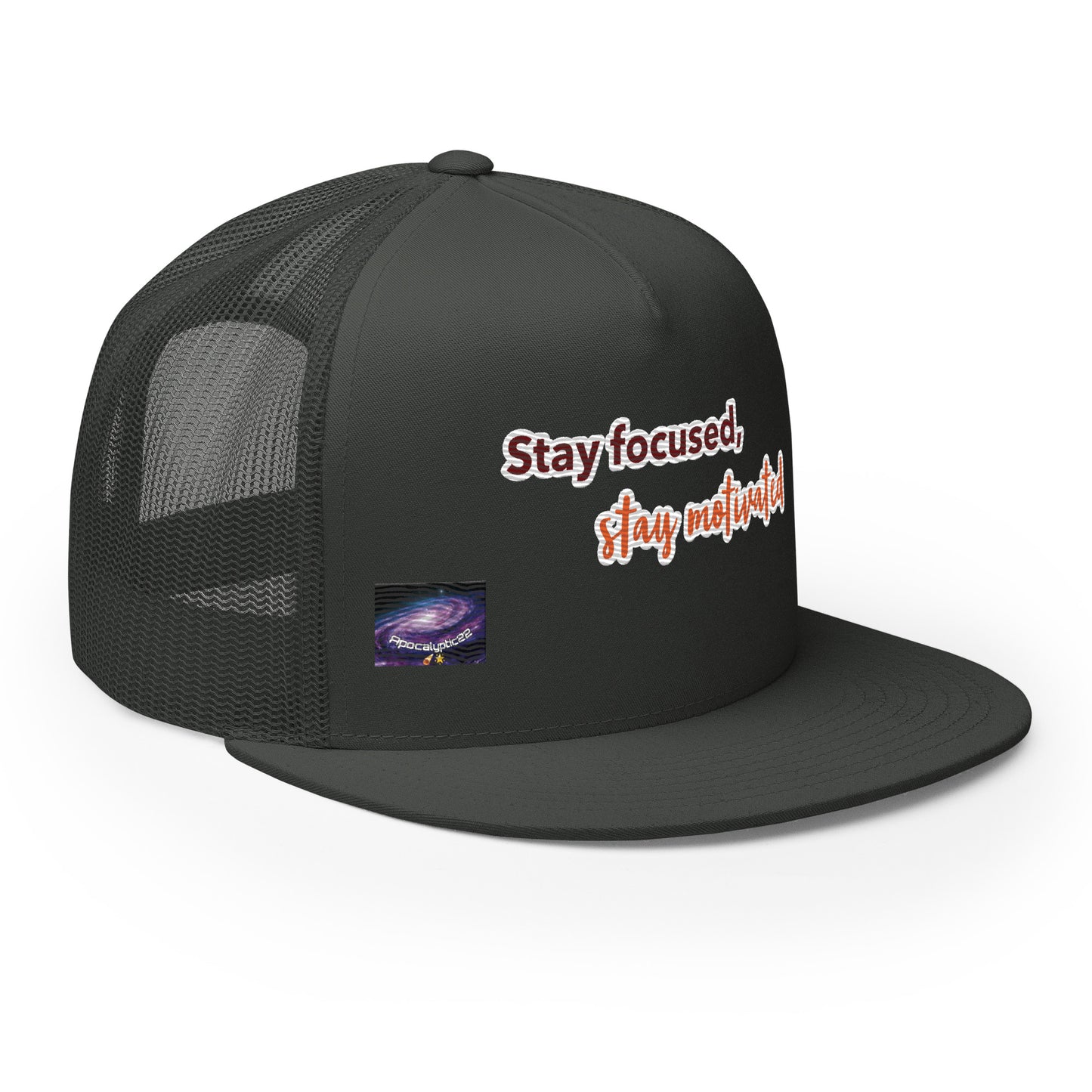 Trucker Cap - Μείνετε συγκεντρωμένοι, μείνετε κίνητρα