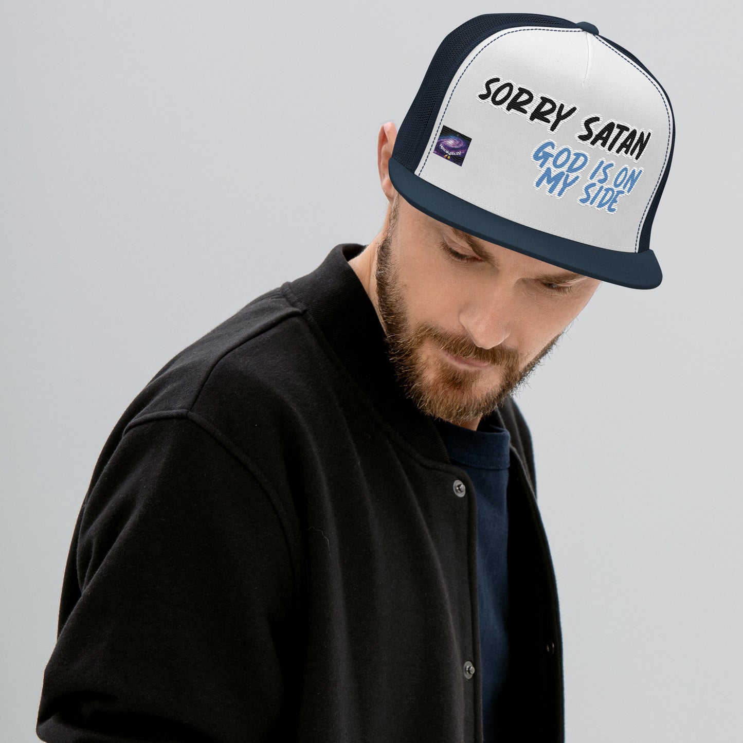 Casquette Trucker - Sorry satan, God is on my side