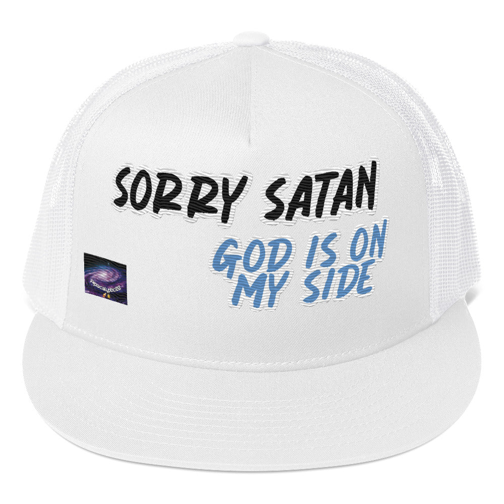 Casquette Trucker - Sorry satan, God is on my side