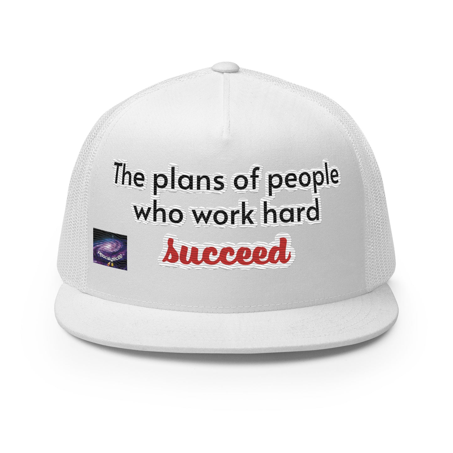 Casquette Trucker - The plans of people who work hard succeed