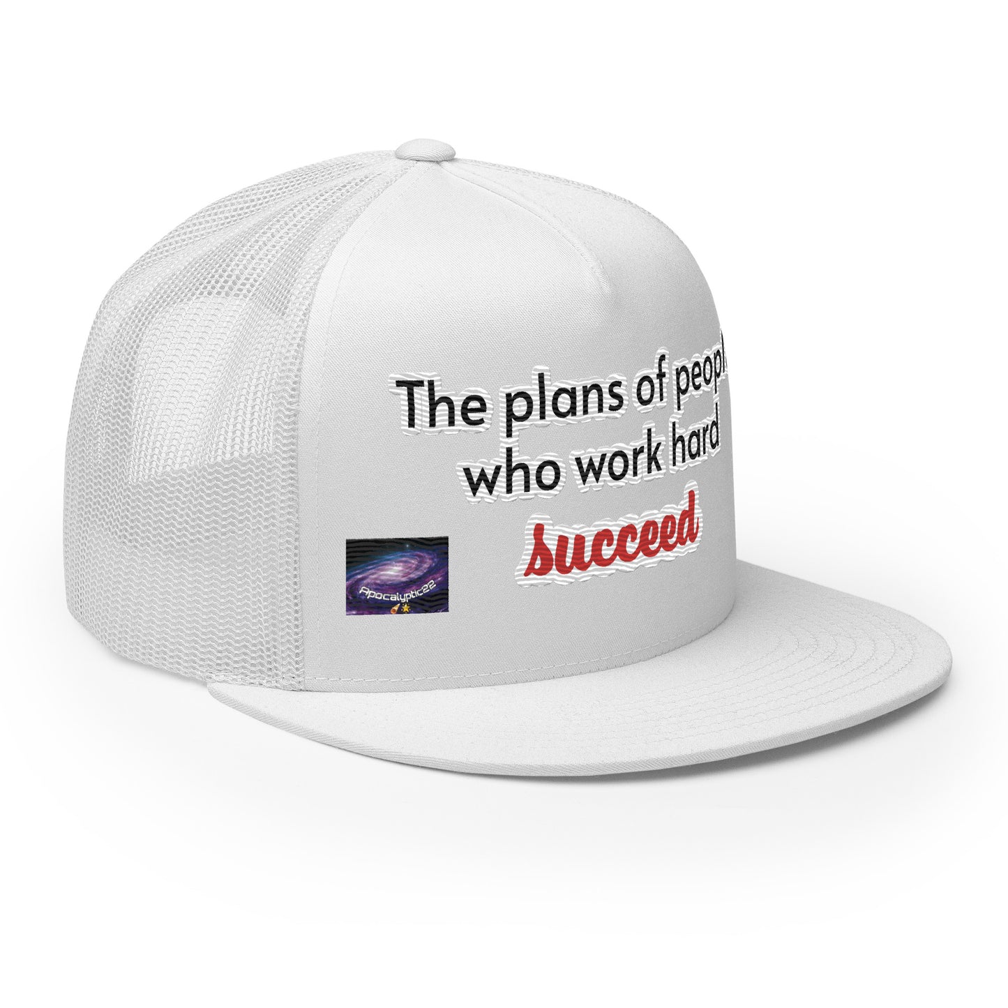 Casquette Trucker - The plans of people who work hard succeed