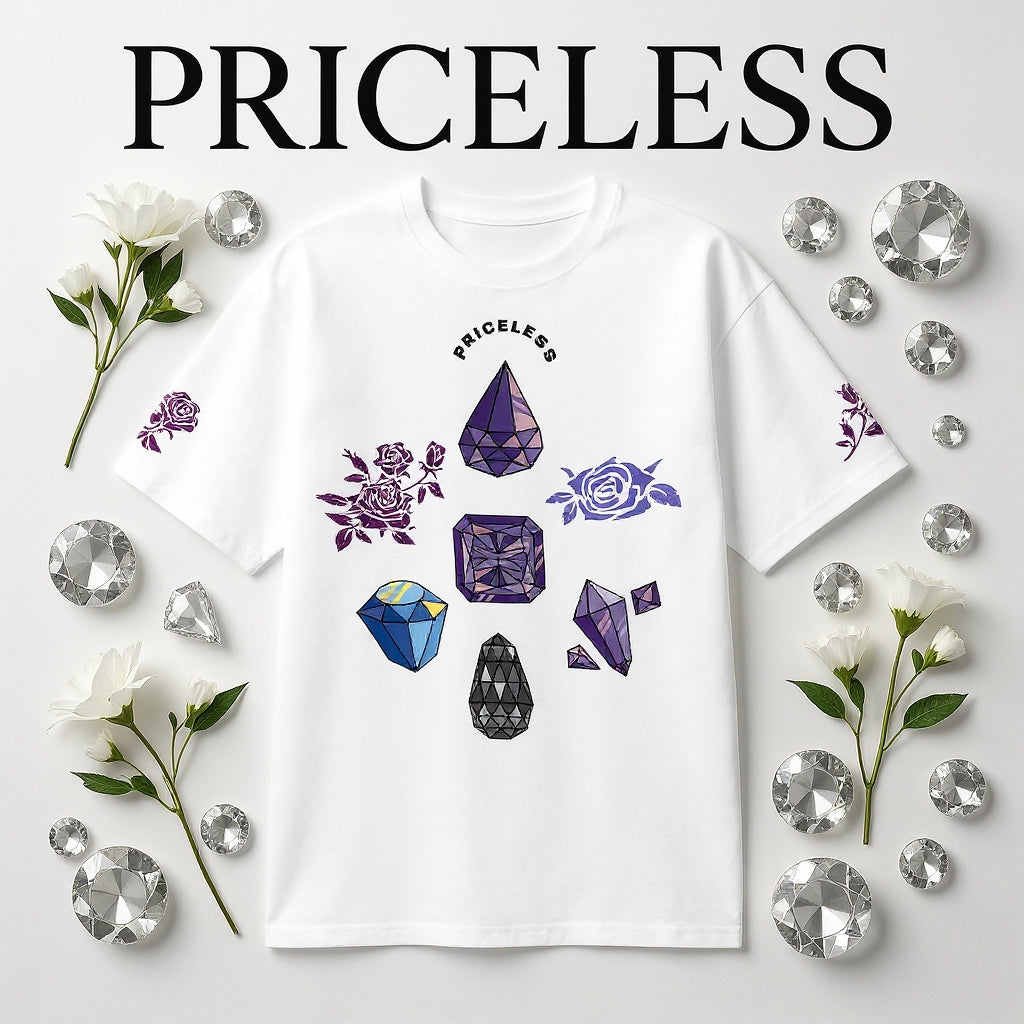 T-shirt col montant écologique - Priceless (homme/femme)