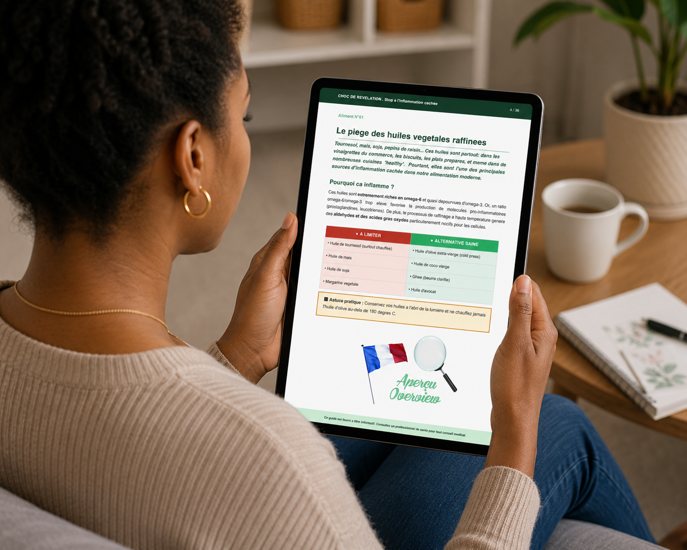 Stop à l'inflammation cachée. Ces aliments "sains" qui vous inflamment en secret. (ebook)/ Français/Anglais