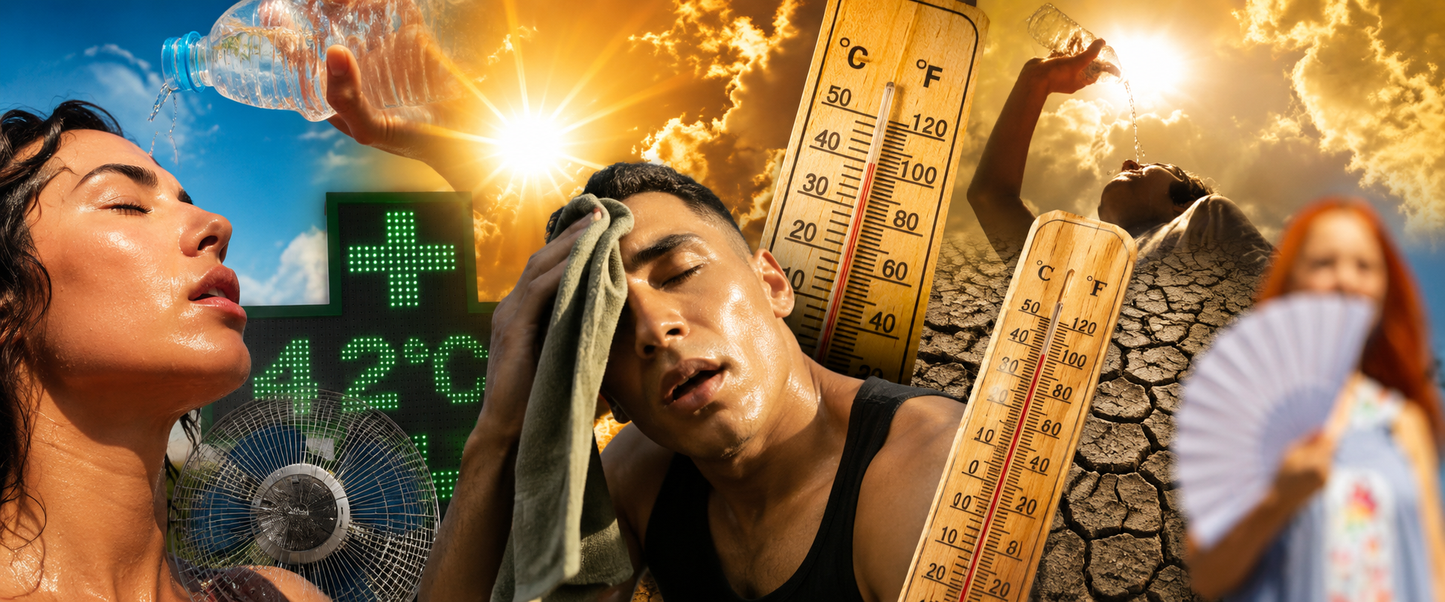 La canicule peut tuer en silence, découvrez comment vous protéger (ebook)/ Heatwaves can kill in silence, learn how to protect yourself (Français/ English)