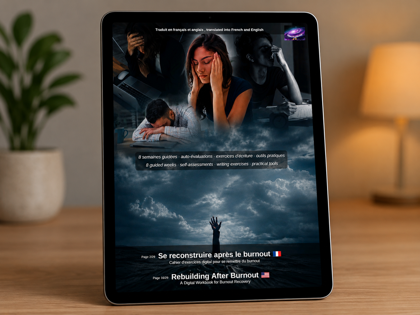 Rebuilding after burnout/ Se reconstruire après le burnout (Workbook)/Français/Anglais
