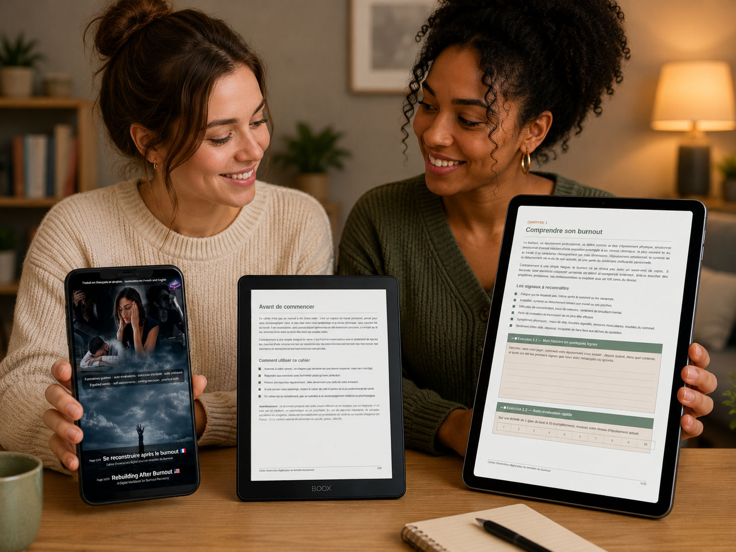 Rebuilding after burnout/ Se reconstruire après le burnout (Workbook)/Français/Anglais