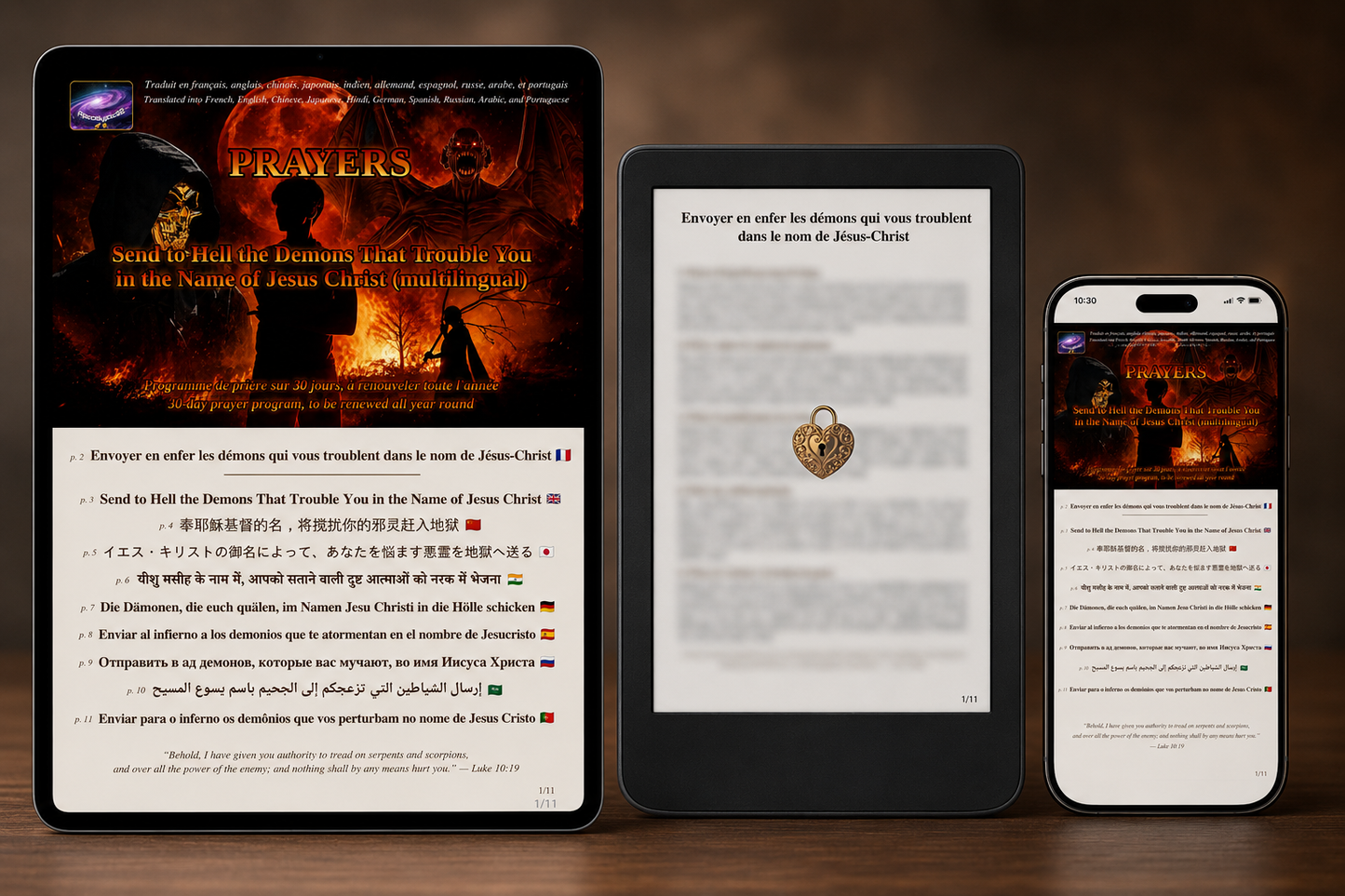 Send to Hell the Demons That Trouble You in the Name of Jesus Christ/ Envoyer en enfer les démons qui vous troublent dans le nom de Jésus-Christ (ebook)