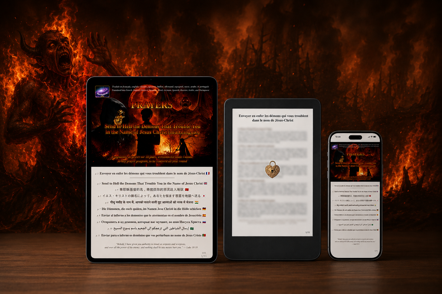 Send to Hell the Demons That Trouble You in the Name of Jesus Christ/ Envoyer en enfer les démons qui vous troublent dans le nom de Jésus-Christ (ebook)