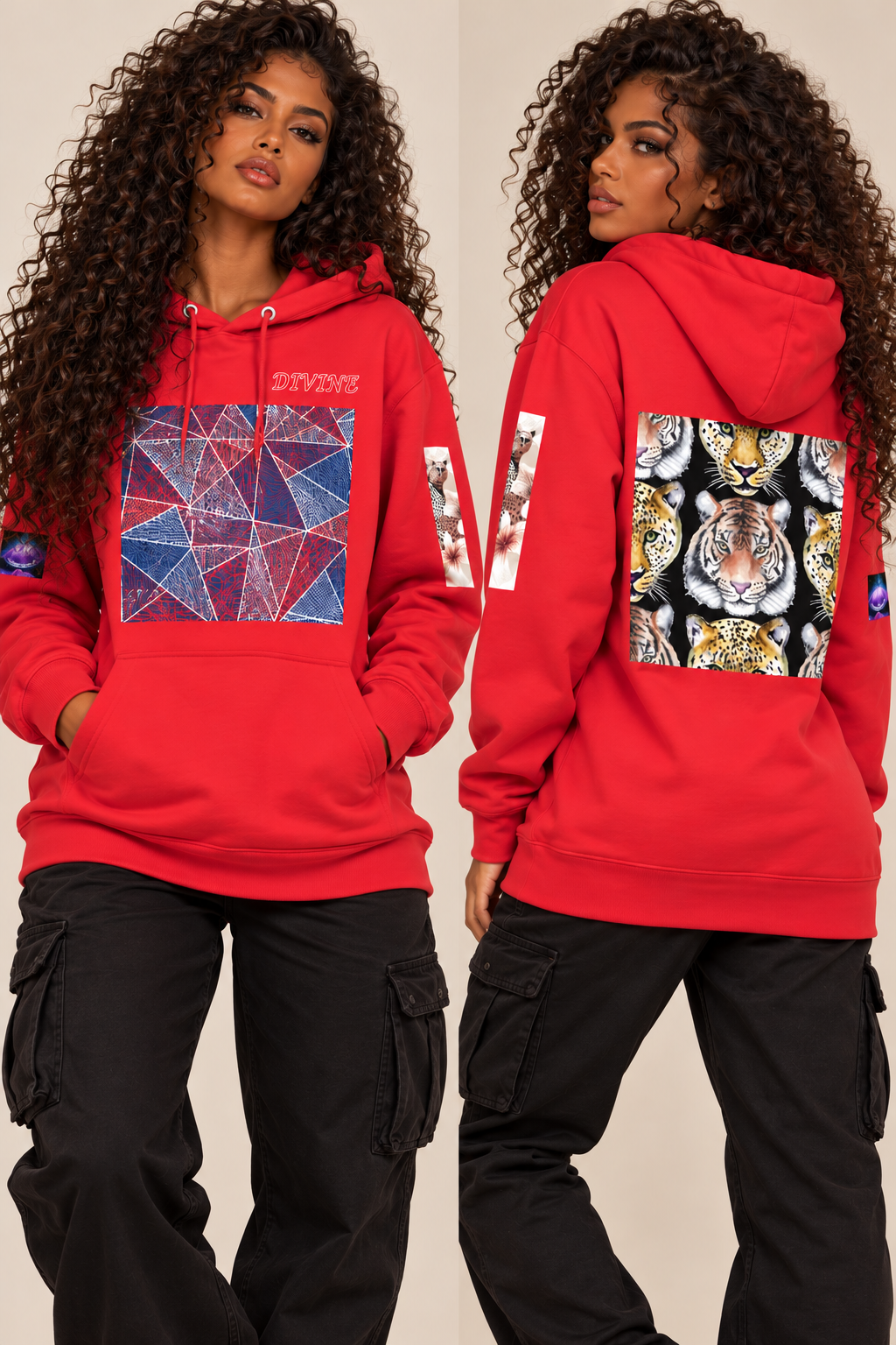 Sweat à Capuche - Divine (1) (homme/femme)