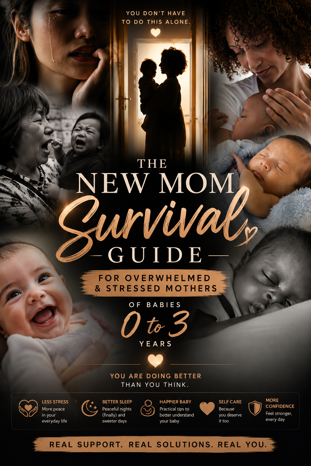 Quand tout devient trop lourd… Le guide de survie des nouvelles mamans à bout de forces (bébés 0 à 3 ans). Épuisée, stressée, dépassée ? Ce guide est là pour vous (ebook) (Français/Anglais/Chinois/Indien)