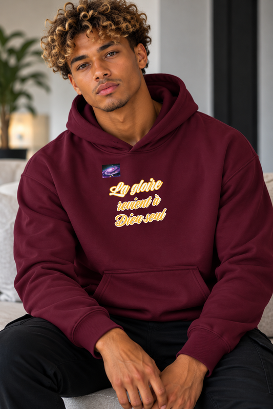 Sweat à capuche - La gloire revient à Dieu seul (homme/femme)