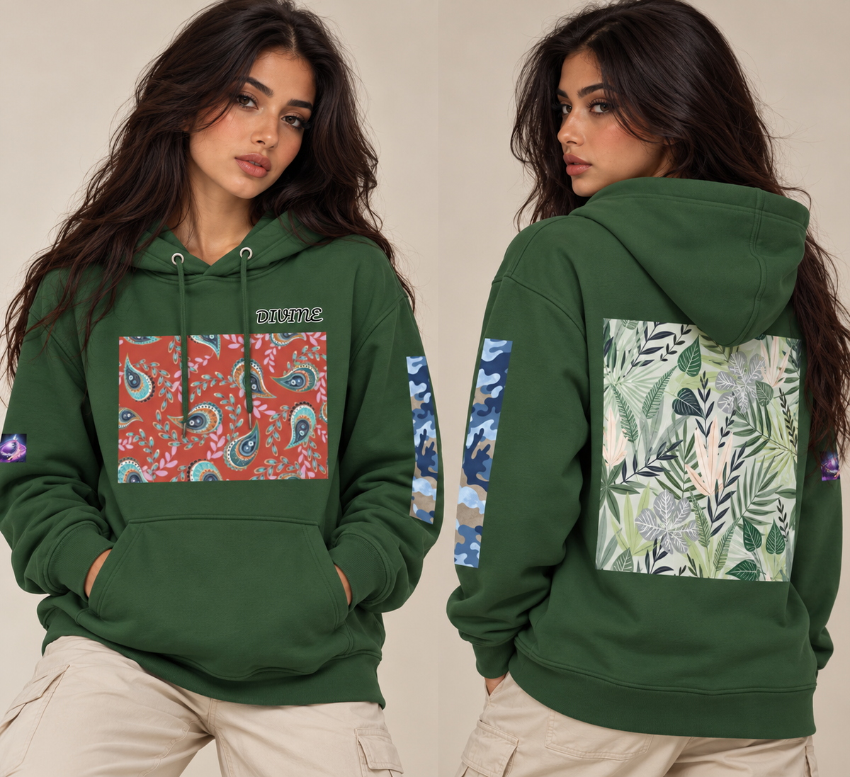Sweat à Capuche - Divine (3) (homme/femme)