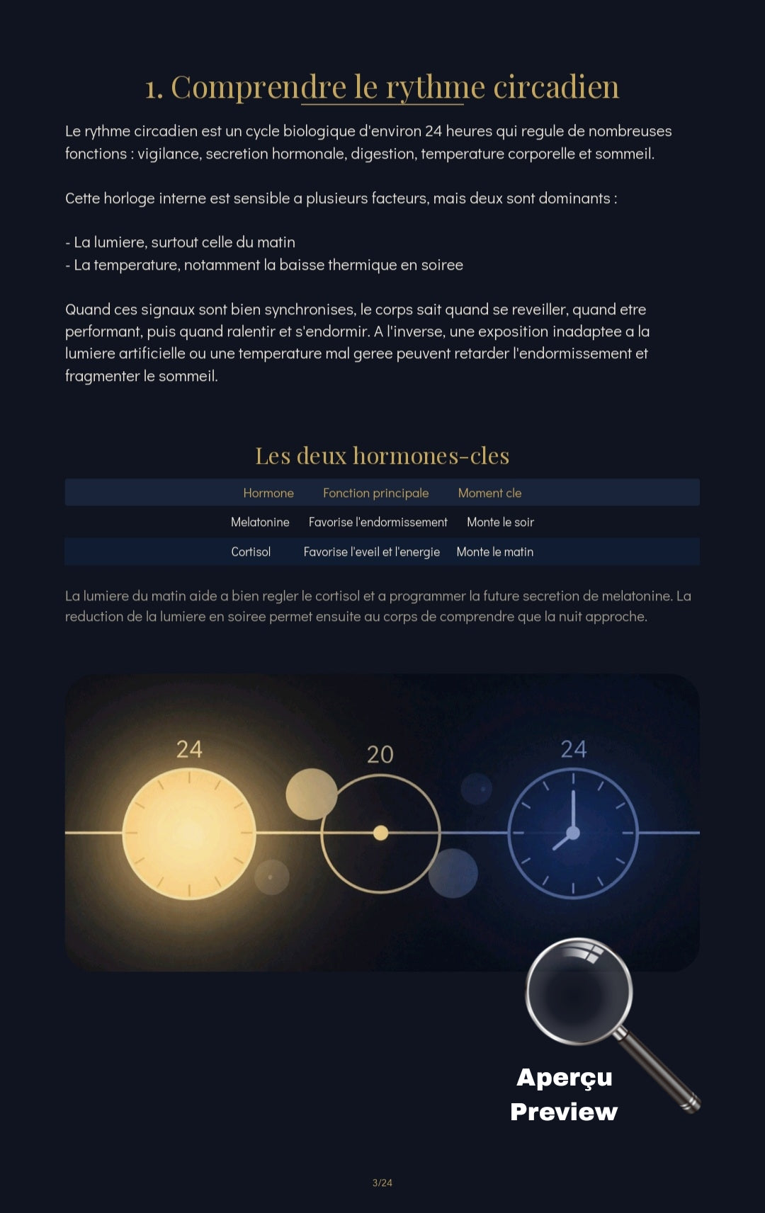 Optimiser la lumière et la température, pour transformer votre sommeil. Le protocole circadien pour des nuits parfaites (Ebook)/Français/Anglais
