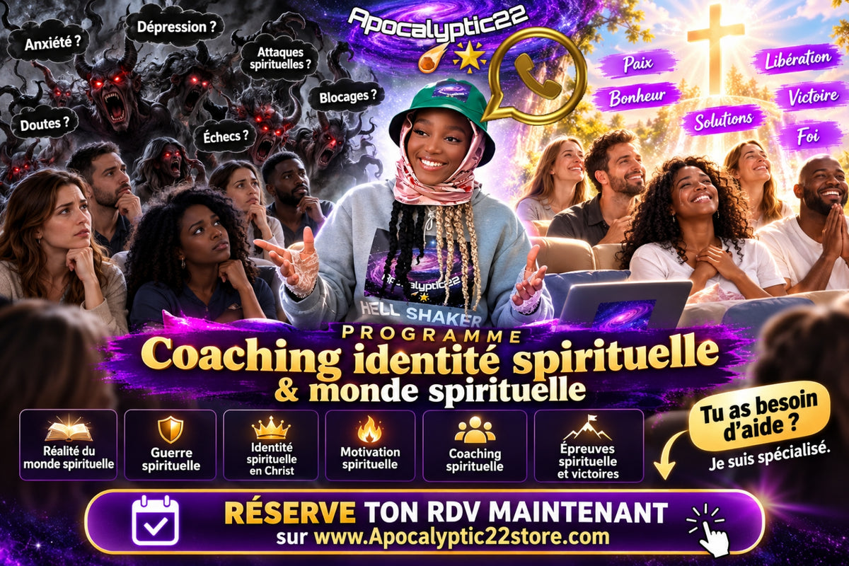 Programme - Coaching identité spirituelle & monde spirituelle 🪪🌐🌌📞 (Rdv / réservation booking téléphonique)