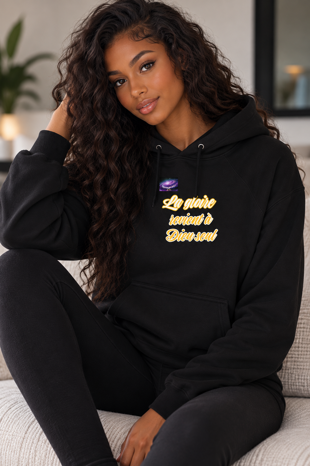 Sweat à capuche - La gloire revient à Dieu seul (homme/femme)