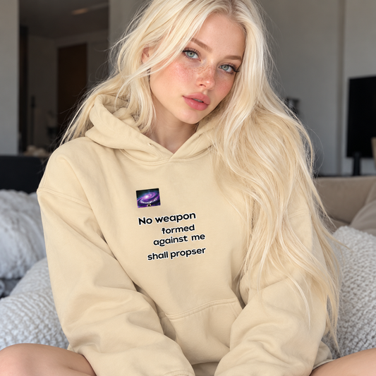 Hoodie - No weapons formed against me shall prosper (men/women)