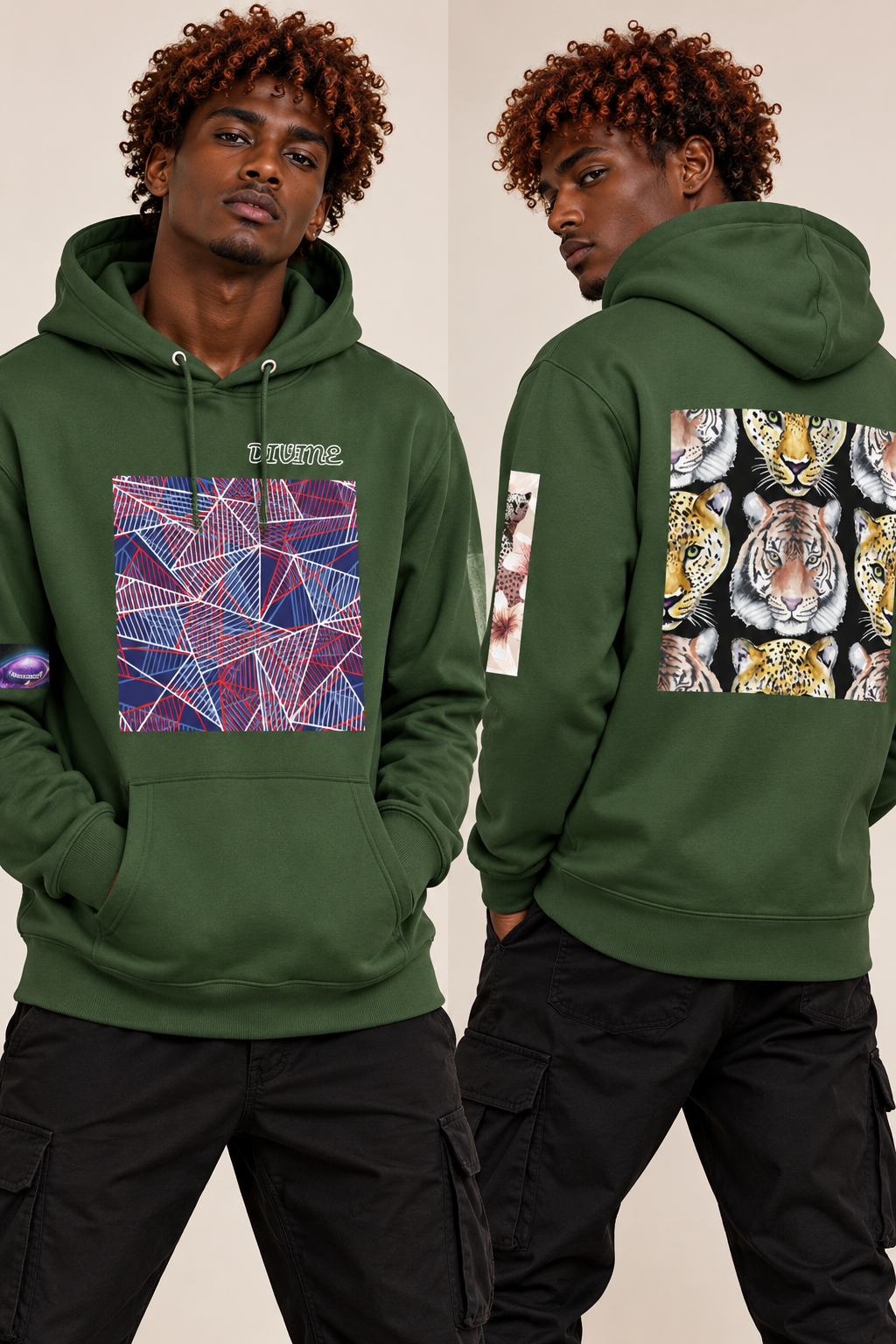 Sweat à Capuche - Divine (1) (homme/femme)